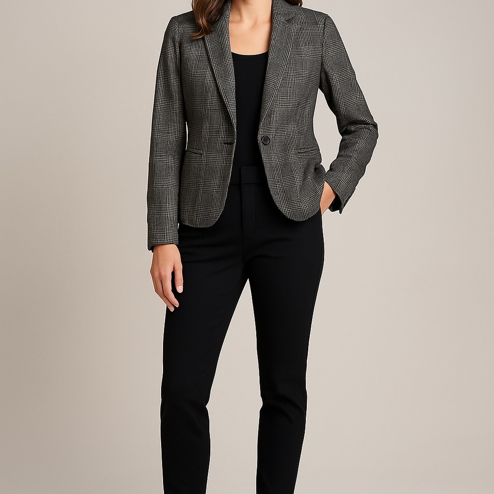 Ann Taylor Black Tailored Blazer